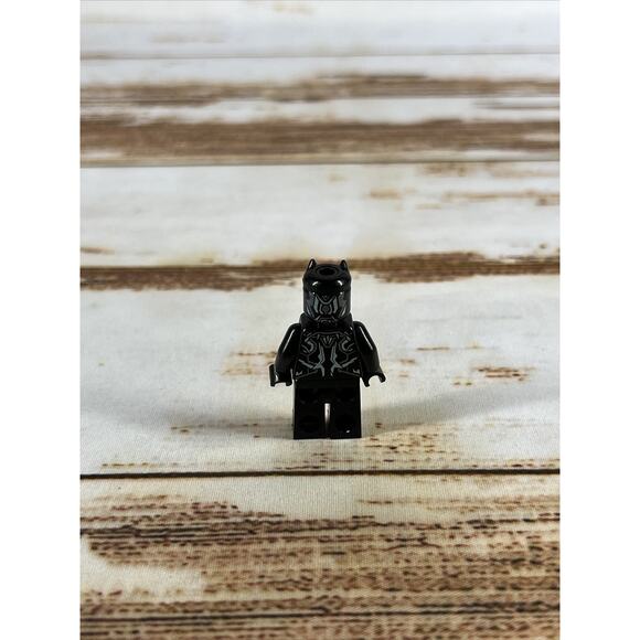 LEGO Black Panther Minifigure – sh478 – Metallic Blue Highlights - Picture 3 of 4